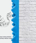 Self Adhesive Acoustic Panels For Walls, Heavy Duty Egg Crate Soundproofing Foam, 7 Cm thick, shown against a textured wall.