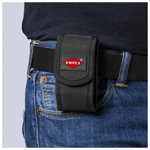 Belt Pouch XS For Cobra XS And Pliers Wrench XS Empty 110 mm Tool Bag Made From Durable Polyester With Hook And Loop Fastener attached to belt