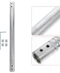 Dumbbell Connecting Bar for Home Gym Use, Steel Tube Barbell Connector with anti-slip grip and bolts, Strength Training Accessory for Men