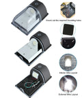 Two Pack 26W LED Wall Pack Light Outdoor Dusk To Dawn Photocell Auto On Off 3000 Lumens with installation and wiring details