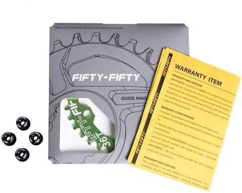 104 BCD Mountain Bike Chainring 30T 32T 34T 36T Narrow Wide For 9 10 11 Speed, 34T Green in packaging with warranty and bolts