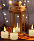12 Pack Rechargeable Flameless Tea Lights With Remote Timer, 3D Wick, USB Charging Cables, Battery Operated LED Candles For Home