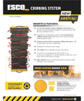 Built Like A Tank Professional Grade Bottom Base Cribbing Plate 23 X 23 Inches Square Steel Stackable for cargo stabilization.
