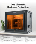 Foldable Large 3D Printer Enclosure Tent With Aluminum Insulation And Viewing Window, Dust Proof Odor Control Studio