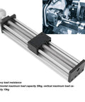 Heavy Duty 300mm Stroke CNC Linear Stage Actuator With Hand Crank for Precise Movement and Aluminum Alloy Rail