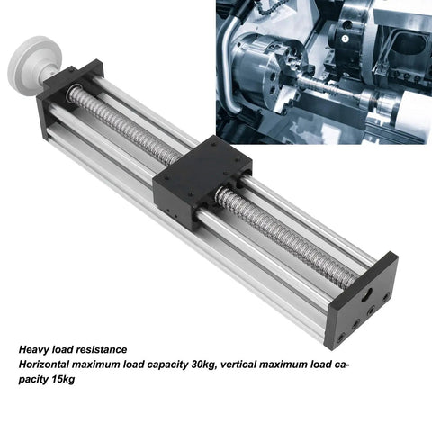 Heavy Duty 300mm Stroke CNC Linear Stage Actuator With Hand Crank for Precise Movement and Aluminum Alloy Rail
