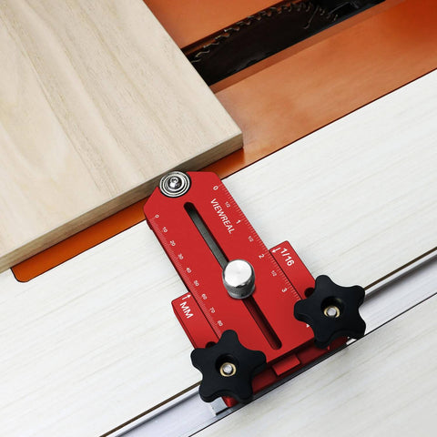 Thin Rip Jig For Table Saw With Extended Fence Guide Works With Router Tables And Saw Systems Perfect For Easy Repeating Narrow Strip Cuts And Precise Smooth Slices In Woodworking Projects mounted on table saw