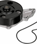 Premium Engine Water Pump Direct Fit Cooling System Upgrade with black finish and gasket for reliable motor cooling.