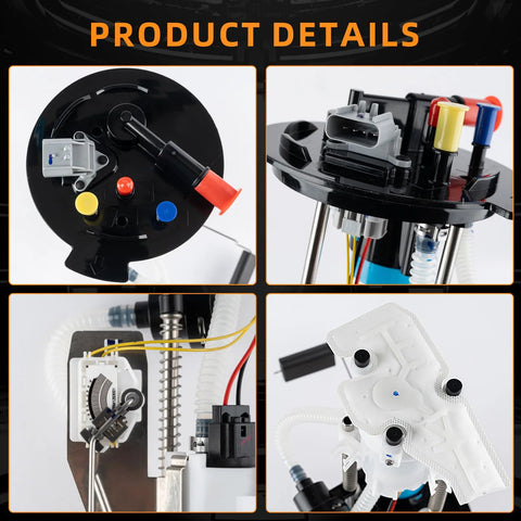 Electric Fuel Pump Assembly Compatible With Chevy Suburban 1500 And GMC Yukon XL 1500 2002 To 2004 V8 5.3L Flex Fuel With Pressure Sensor details