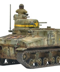 Rear view of M3 Lee Medium Tank Model Kit 1 56 Scale 28mm US Army Plastic Bolt Action Miniature for WWII Gaming with Commander