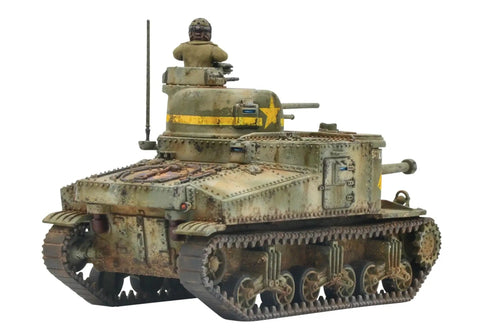 Rear view of M3 Lee Medium Tank Model Kit 1 56 Scale 28mm US Army Plastic Bolt Action Miniature for WWII Gaming with Commander