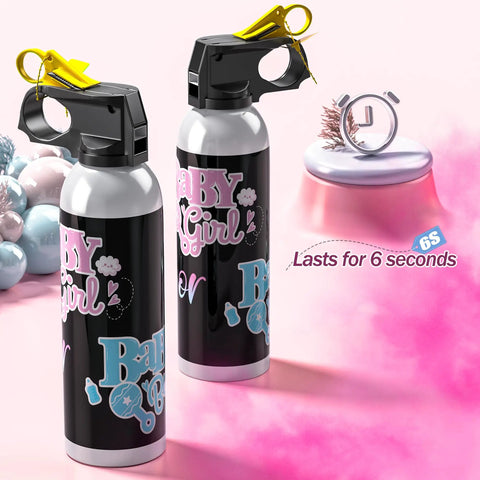 Ultimate Gender Reveal Fire Extinguisher Color Blaster Kit Featuring Safe Pink And Blue Powder Shoots Up To Ten Feet For An Hype Party Announcement That Sets The Vibe For Your Big Day