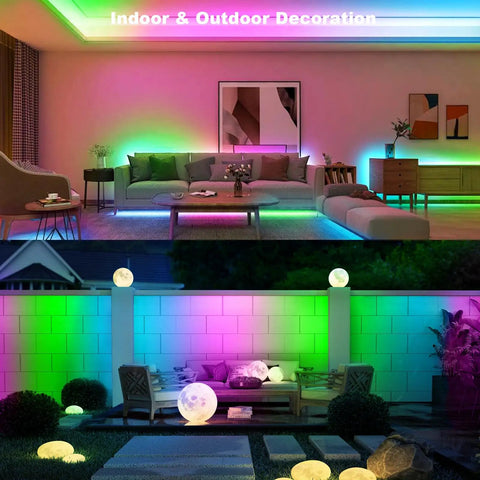 Battery Powered LED Strip Lights 9.8Ft Multicolor With Remote Dimmable Timer Waterproof Flexible Tape For Indoor Outdoor Decor TV Backlight Bedroom Kitchen Boat Table Garden Dope Mood Lighting