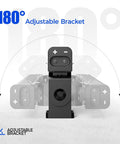 Blacklight Strip Lights 10W 1ft USB Black Light Bar Adjustable 180° Bracket for Glow Party and Halloween Decor