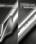 Kickass Center Drill Bit Set Built For Heavy Lifting And Precision Spotting On Steel Aluminum Or Cast Iron Lathe Machines For Any Serious Shop Upgrade Today, featuring sharp carbide tips and clear size markings.