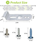 Knockout Samsung Dishwasher Mounting Bracket Kit Replaces Dd94 01002a with steel bracket size details and screw dimensions.