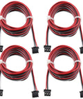 Set of 4 Pack 3D Printer Endstop Extension Cables XH2.54 3PIN Connector Cable Two Meters For Ender 3 5 CR10 Anycubic Tronxy Mega S