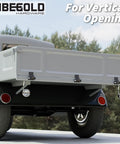 Weld On Trailer Hinges Heavy Duty Tailgate Strap Hinge With Grease Zerk Greaseable Strap Style mounted on truck tailgate