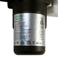 Close-up of Power Recliner Motor Replacement 3MR122 220T Emomo Actuator label showing model and specifications
