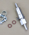 Quarter Inch Gas Tank Fuel Line Quick Release Disconnect Coupling Kit with stainless steel valves and Viton O rings