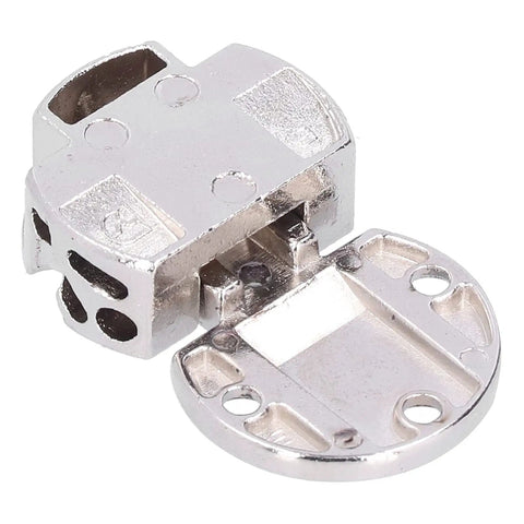 90 Degree Foldable Flap Hinge For Tables Desks And Cabinets Zinc Alloy Concealed Door Hinge Heavy Duty Foldout Table Support in silver