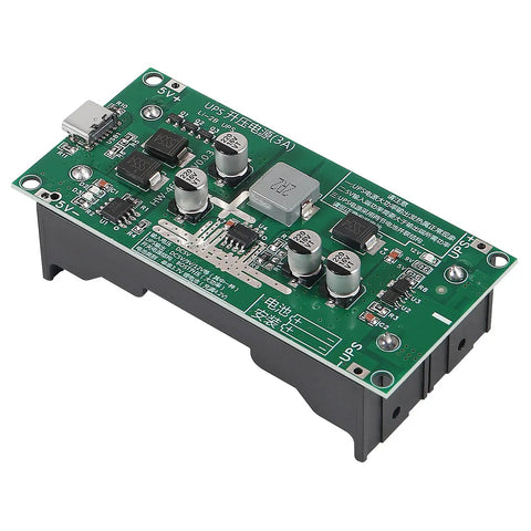 Hella Reliable Three Pack 18650 Lithium Battery Charger Module Type C Fast Charge Boost Converter circuit board with components.