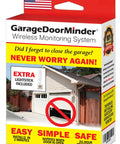 Box of 2 Room Wireless Garage Door Monitor And Alert System No WiFi Needed 100 Percent Wireless Home Alarm With Two LightStick Receivers
