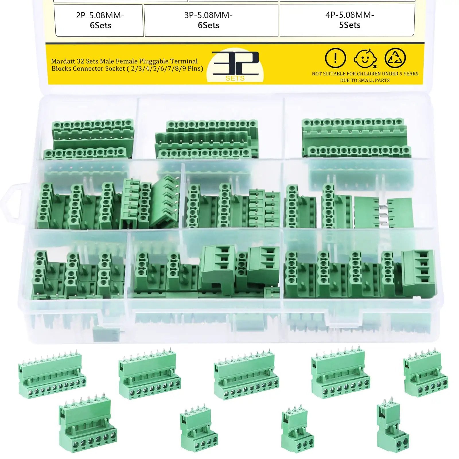 32 Set Value Pack Pluggable Terminal Block Kit