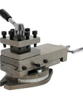Top Shelf AT300 Compatible Mini Lathe Tool Post Assembly With Quick Swap Dial for fast changing and sturdy cast iron build.