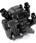 Direct Fit Heat Management Thermostat Housing Assembly With Sensor No Fuss Bolt Up For BMW X3 X4 X5 Z4 GT 2019 To 2024 B46 B48 Engines 11538642560 black plastic coolant housing with multiple connectors