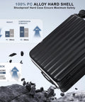 TSA-approved 12 bottle wine travel case with thickened protective insert system and 100% PC alloy hard shell for maximum safety.