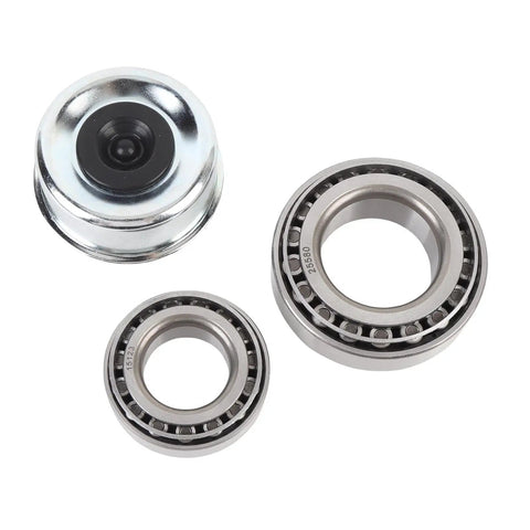 All In One Trailer Wheel Hub Bearings Kit With 15123 15245 And 25520 Bearings Complete Cotter Pin Kit Four Pack Wheel Bearing Assembly For Marine RV And Utility Trailers