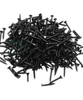 Black Phillips Flat Head Wood Screws Size Six Gauge 35 Millimeter Carbon Steel 50 Pack piled for woodworking