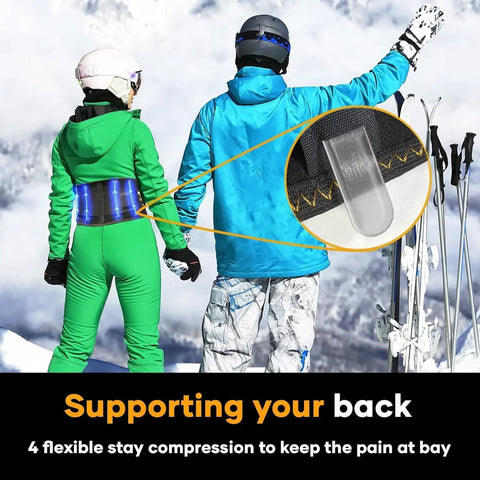 Superior Lower Back Support Belt Featuring Ergonomic Lumbar Pad For Serious Back Pain Relief Ideal For Sciatica Arthritis with flexible stay compression.