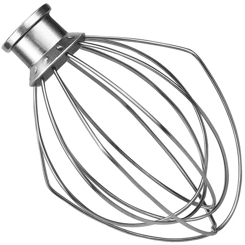 Wire Whip Attachment For Tilt Head Stand Mixers Stainless Steel Balloon Whisk for fluffy whipped cream, egg whites, frosting, and cake batter.