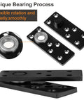 Secret Door Pivot Hinge 360 Degree Heavy Duty For Hidden Bookcase Doors showing unique bearing process and smooth rotation