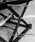Premium Electric Scissor Lift Table With Folding Top For Small Spaces Heavy Duty Lift Off Coffee Table frame close-up, showing thickened design.