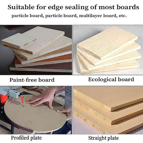 Heavy Duty Portable Edge Bander With Quick As Lightning Speed Control Delivers clean finishing on various board types.