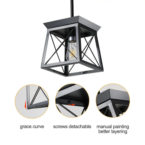 Farmhouse Kitchen Island Pendant Lights Dope Rustic Industrial Chandelier with whitewashed finish and graphite iron frame details