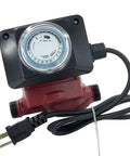 High Output Water Circulator Pump With Straightforward Installation And Smooth Operation For Residential Hydronic Heating Systems with timer.