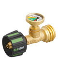 Propane Tank Gauge With Leak Detector And Emergency Shut Off For RV And Camper Use Pressure Indicator Universal Meter