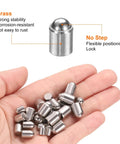 Pro Grade 30 Piece Ball Point Spring Plunger Set With 5Mm 6Mm 8Mm Sizes Built Tough 304 Stainless Steel No Step Positioning Beads And Ball Catch Latch For Door Cupboard Furniture Hardware in hand.