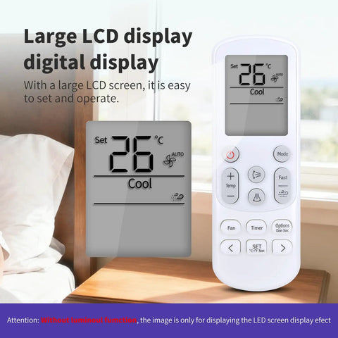Premium Replacement Remote For Samsung Air Conditioner Db96-25318f And Db96-24901b Works Like A Champ With Zero Hassle Setup Ready To Roll Without Pairing Headaches Just Flip Open And You Straight Up Gonna Love It