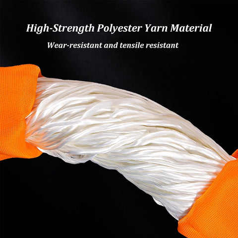 High-strength polyester yarn material of Beefy Four Leg Bridle Web Sling with polyester straps and quick release buckle