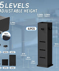 Adjustable Dorm Bed Risers Heavy Duty Steel Frame Built Different For Superb Stability Elevates Your Sleep Game dimensions and parts