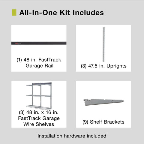 Customizable Wall Shelving System With Adjustable Hooks And Heavy Duty Rails For Garage Or Workshop Storage No Sweat Assembly Rock Solid 350 Lbs Per Shelf Capacity Get Your Space Sorted Today