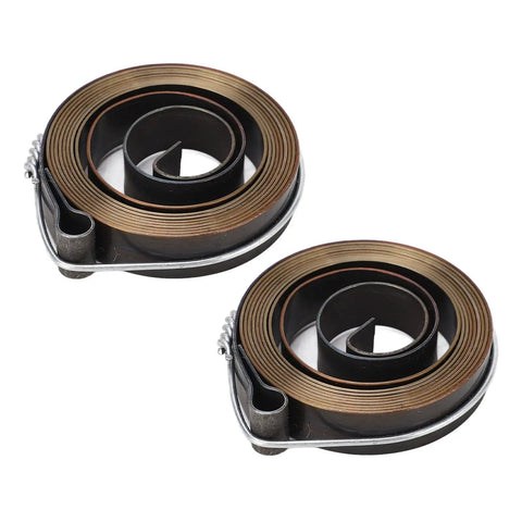 2 Pcs Universal Drill Press Spring, Heavy Duty Chromed Steel Quill Feed Return Coil for Milling Machine, Durable and smooth operation.