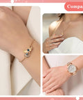 2 In 1 Bracelet Helper Tool For Self On Quick Release Jewelry Clasp Assist Bracelet And Necklace Fastener With Hidden Hook Anti Scratch Clip 197mm Extended Design For All Hand Sizes shown with jewelry