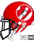 Pro Grade 81 Piece Football Helmet Repair Kit With Visor Clips J Clips Screws Nuts Washers And Screwdriver Chin Strap Adapter detail