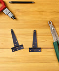 8 Pack Beefy Heavy Duty T Hinges With Screws For Outdoor Gates And Fences Iron Construction For Barn Doors And Large Cabinets